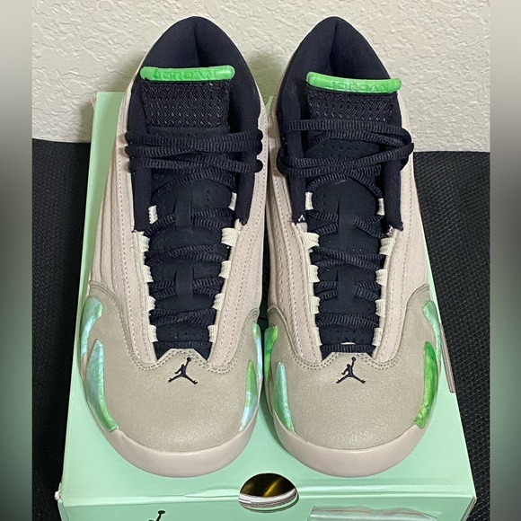 Womens Jordan 14 Retro Aleali May Fortune sz 8.5 - Picture 3 of 7